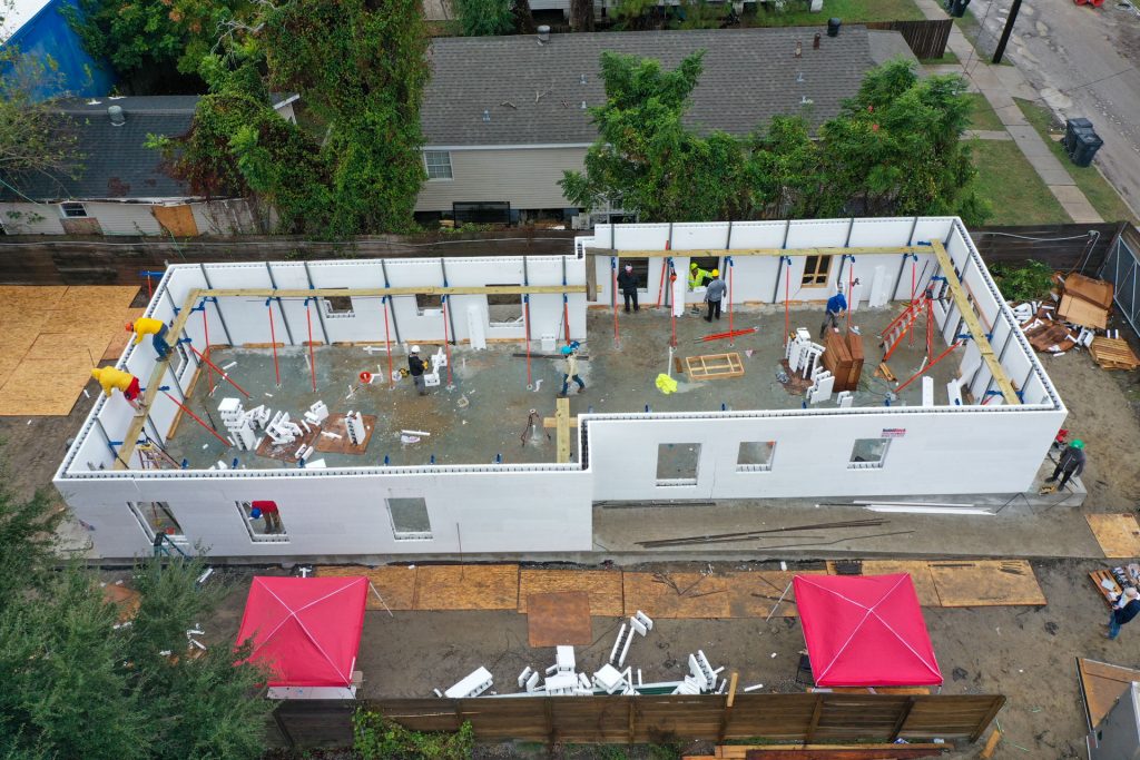 New Orleans Area Habitat for Humanity ICF Project, November 2023