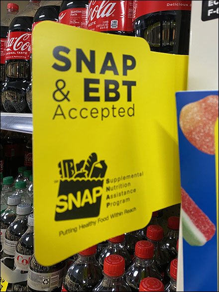 Snap and EBT Intrusive Promo Flags Encourage Purchase At Shelf Edge