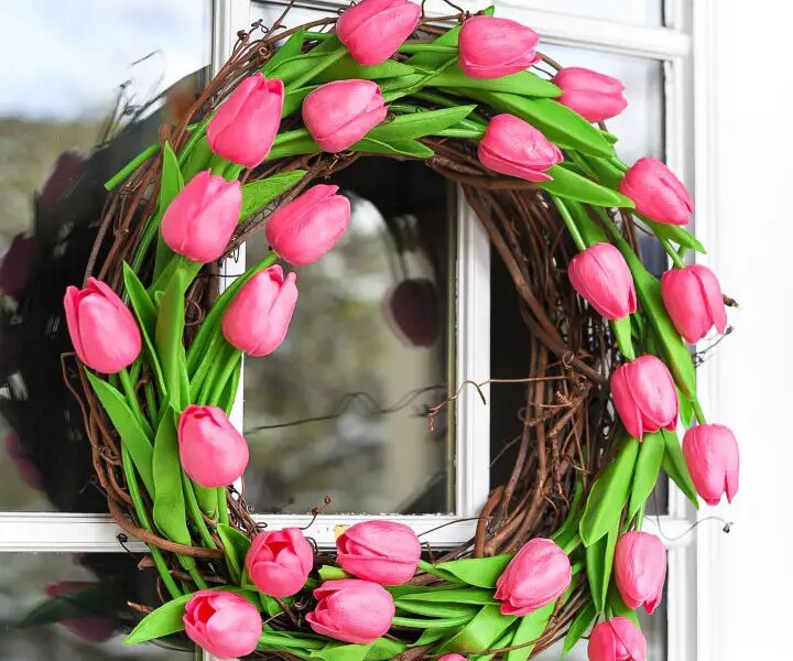 25 Diy Spring Wreath Ideas For Front Door