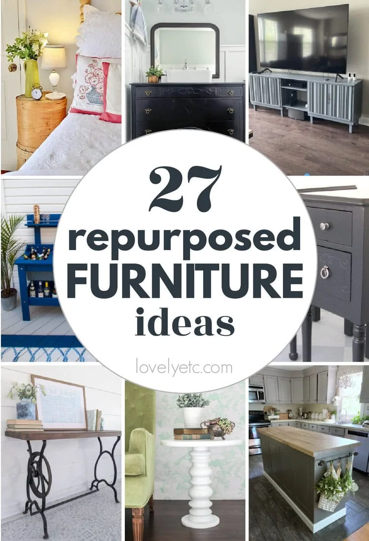 27 Genius Repurposed Furniture Ideas for Every Room in the House