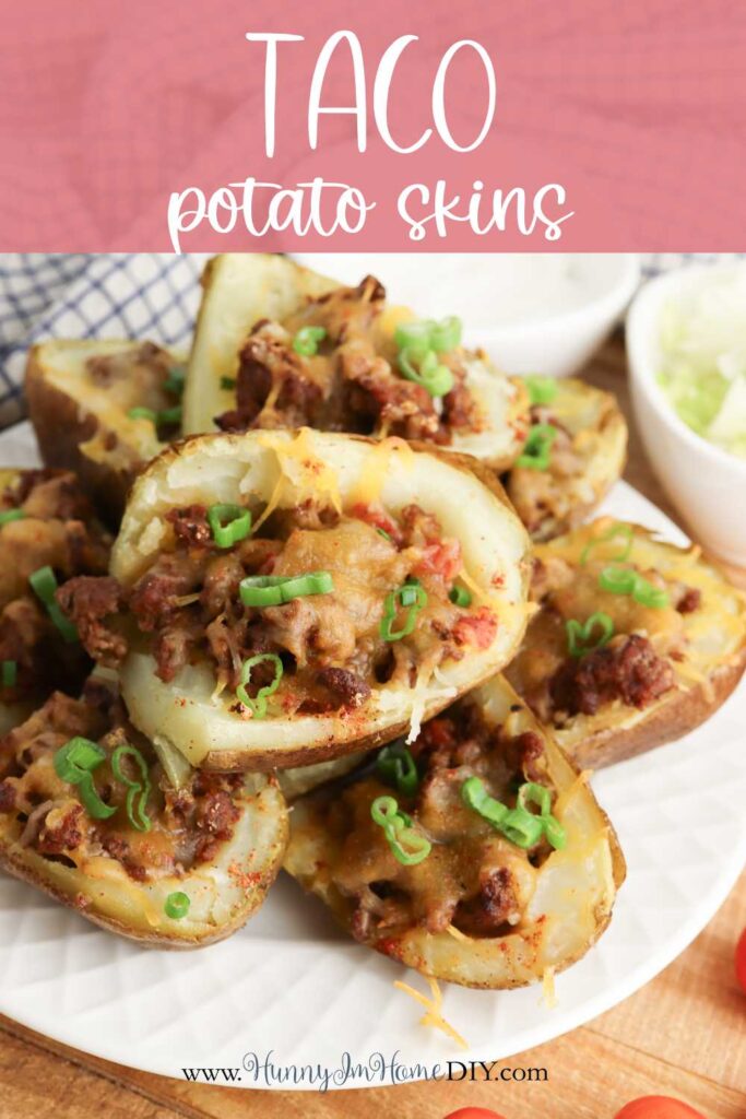 taco potato skins recipe