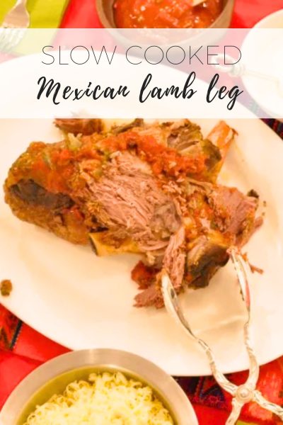 Slow cooker Mexican leg of lamb (perfect for tacos)