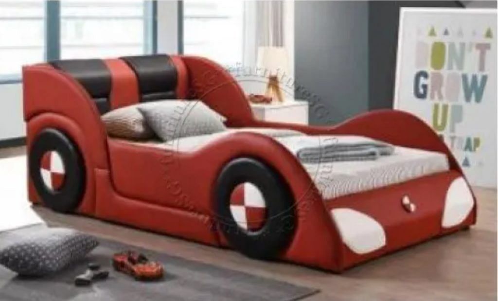 With bed guards, slide, storage